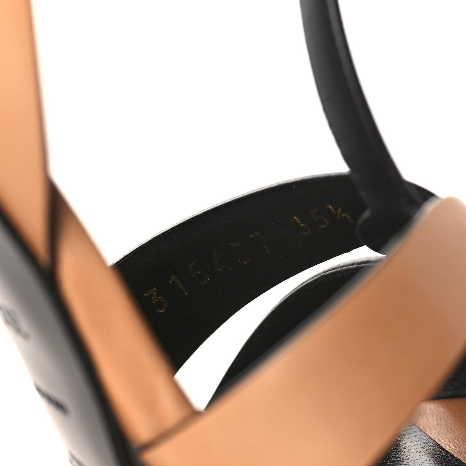 Saint Laurent Calfskin Tribute 105 Platform Sandals 35.5 Cognac 9 of 10
