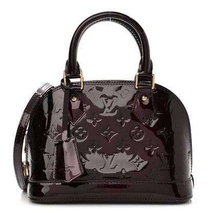 Louis Vuitton Vernis Alma BB Amarante 1 of 9