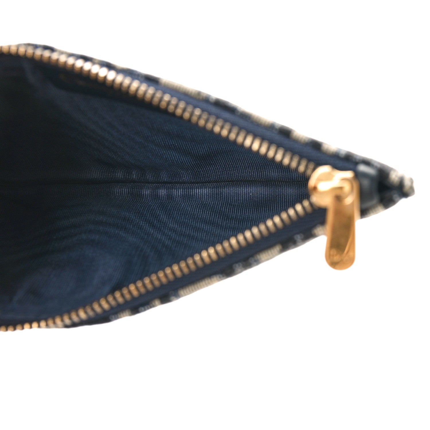Christian Dior Oblique Dior Pouch Navy Blue 5 of 8