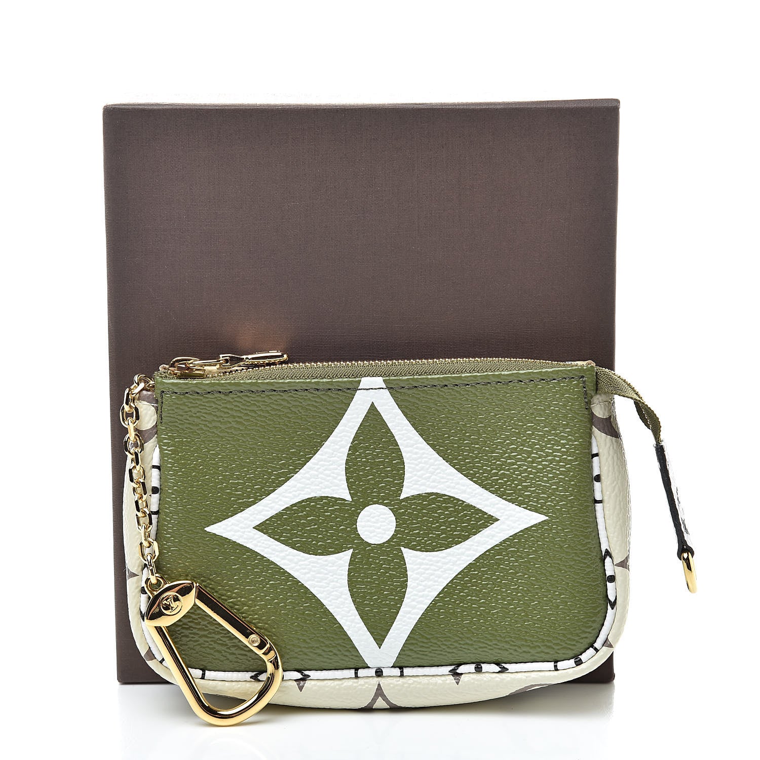 Louis Vuitton Monogram Giant Micro Pochette Accessories Kaki White 8 of 8