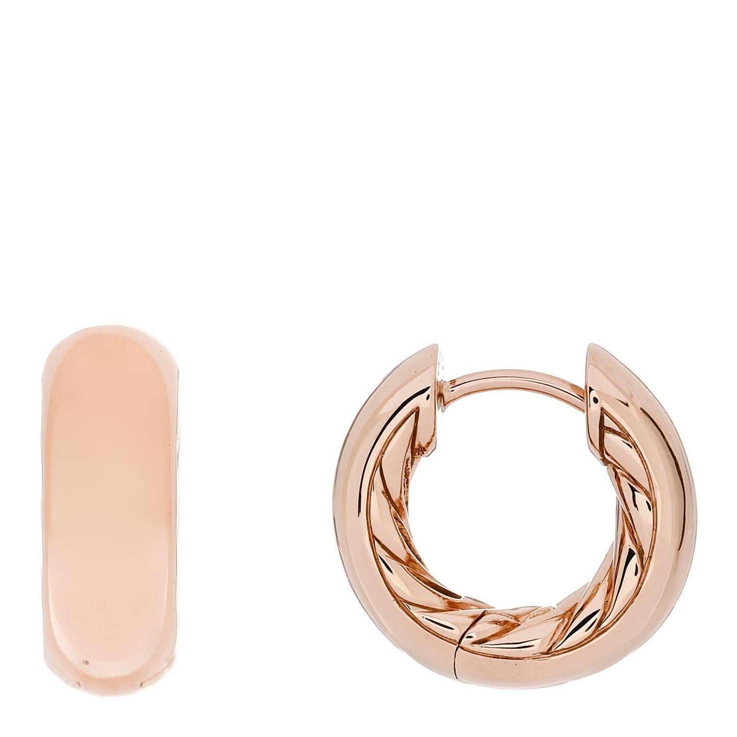 18K Rose Gold Mercer Micro Hoop Earrings