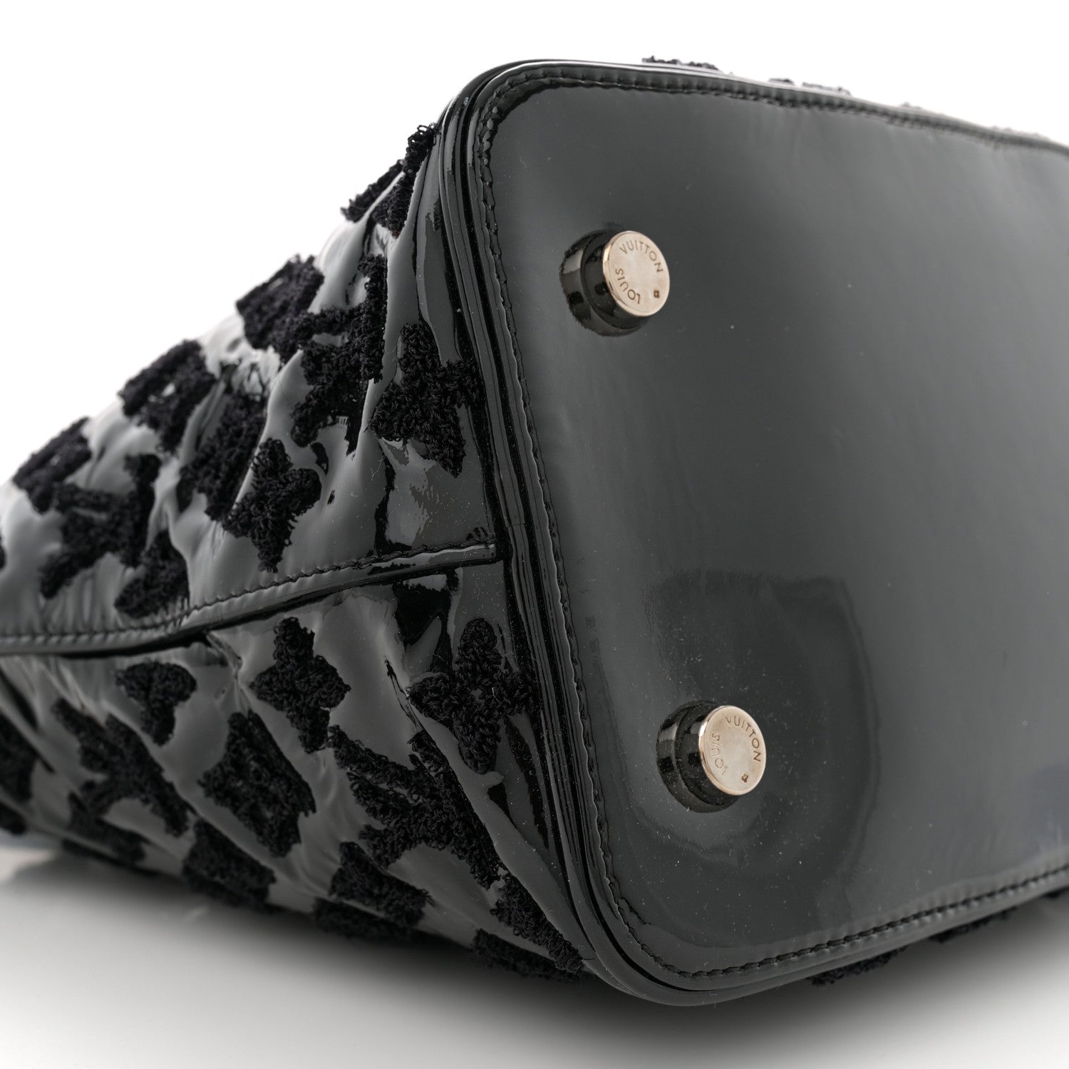 Louis Vuitton Patent Lambskin Fascination Lockit Black 8 of 10