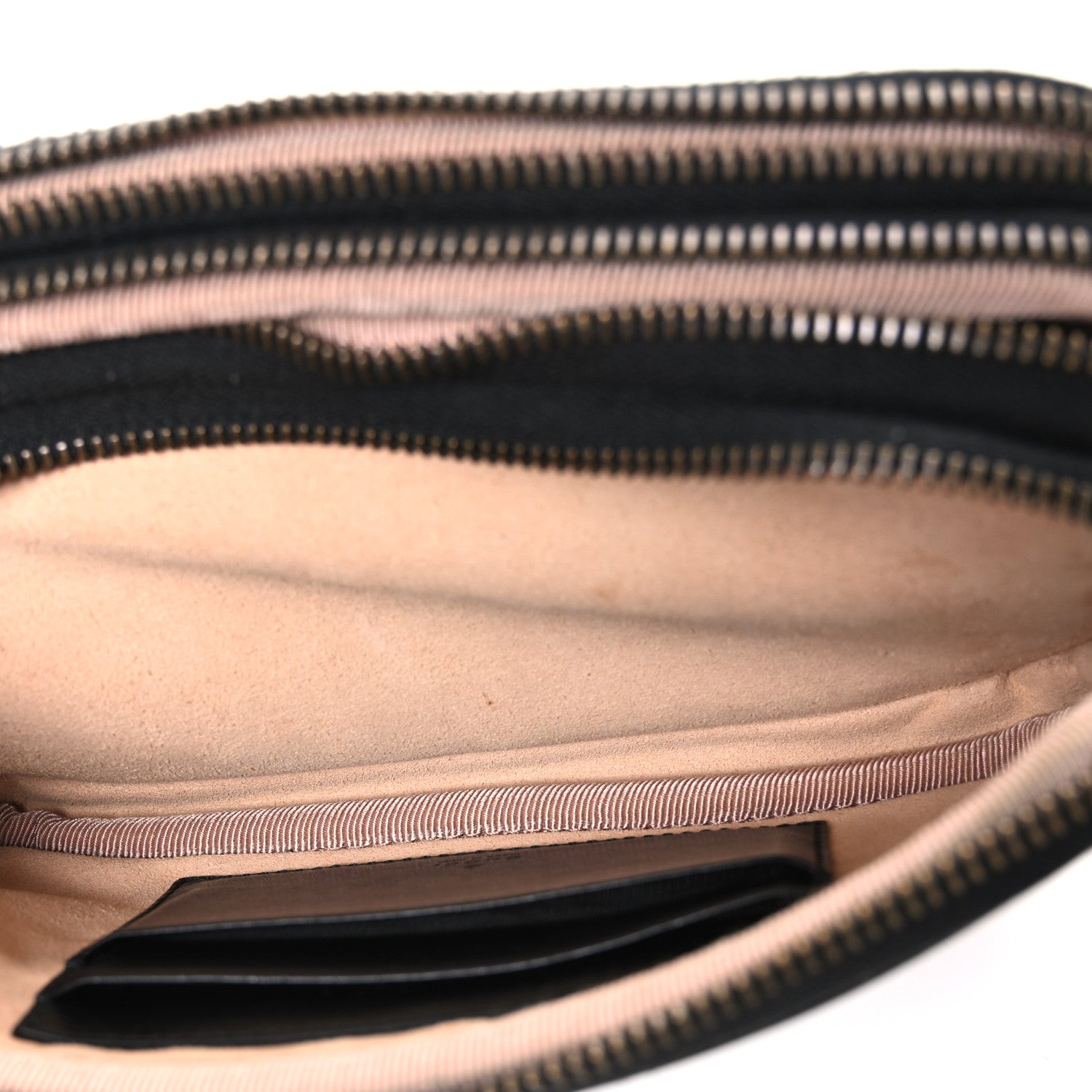 Gucci Calfskin Matelasse Mini GG Marmont Chain Crossbody Bag Black 4 of 11