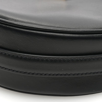 Prada Soft Calfskin Arque Shoulder Bag Black 9 of 9