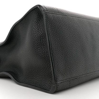 Balenciaga Veau Soyeux Perforated Blackout Hardware City Black 9 of 10