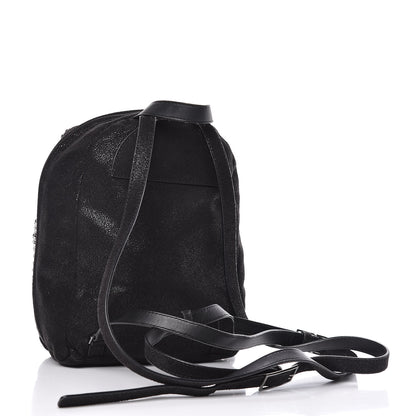 Stella McCartney Shaggy Deer Mini Falabella Backpack Black 3 of 8