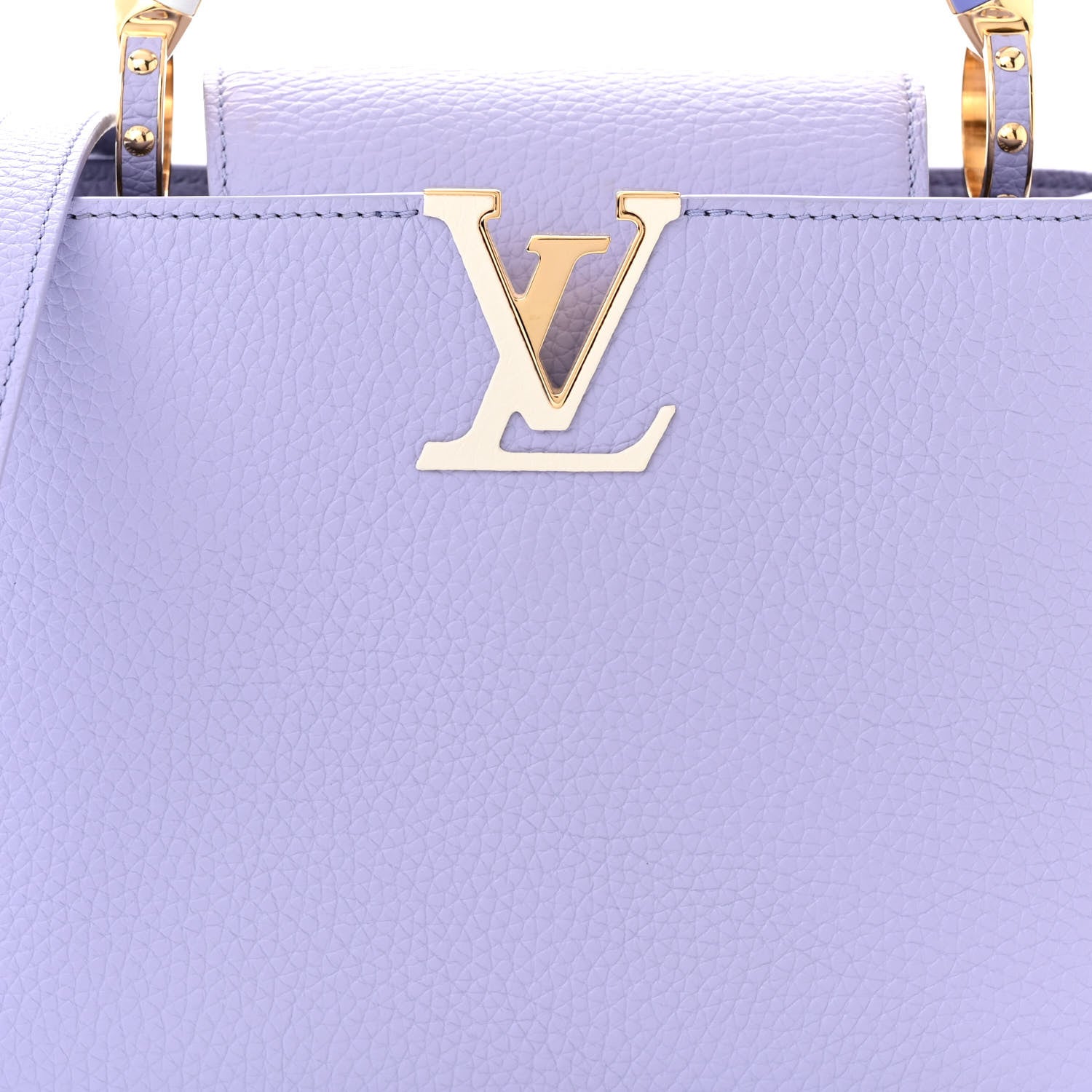 Louis Vuitton Taurillon Kintsugi Capucines BB Iris 7 of 10