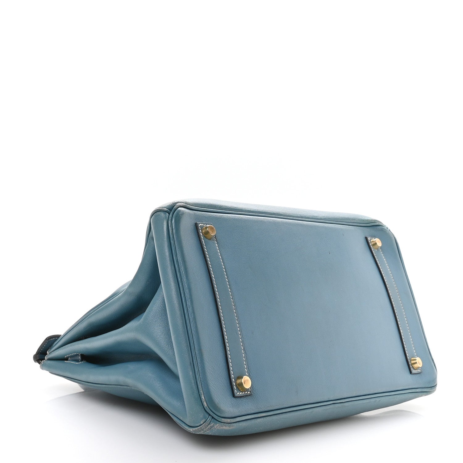 Hermes Gulliver Birkin 35 Blue Jean 4 of 14