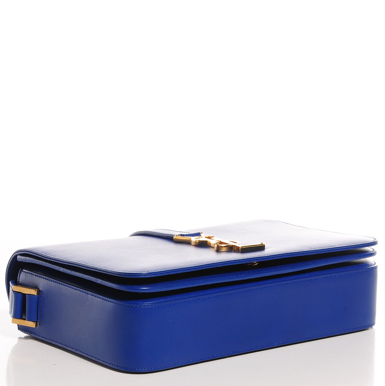 Saint Laurent Smooth Calfskin Classic Medium Monogram Universite Bag Royal Blue 4 of 7