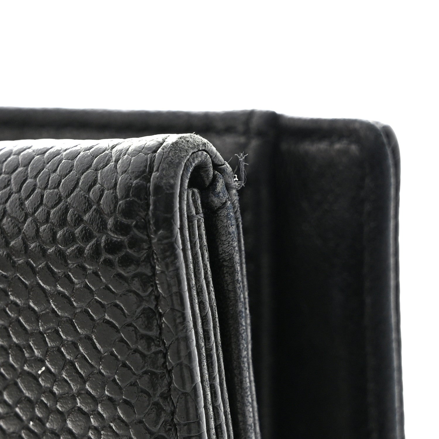 Chanel Caviar Timeless CC Compact French Wallet Black 13 of 14