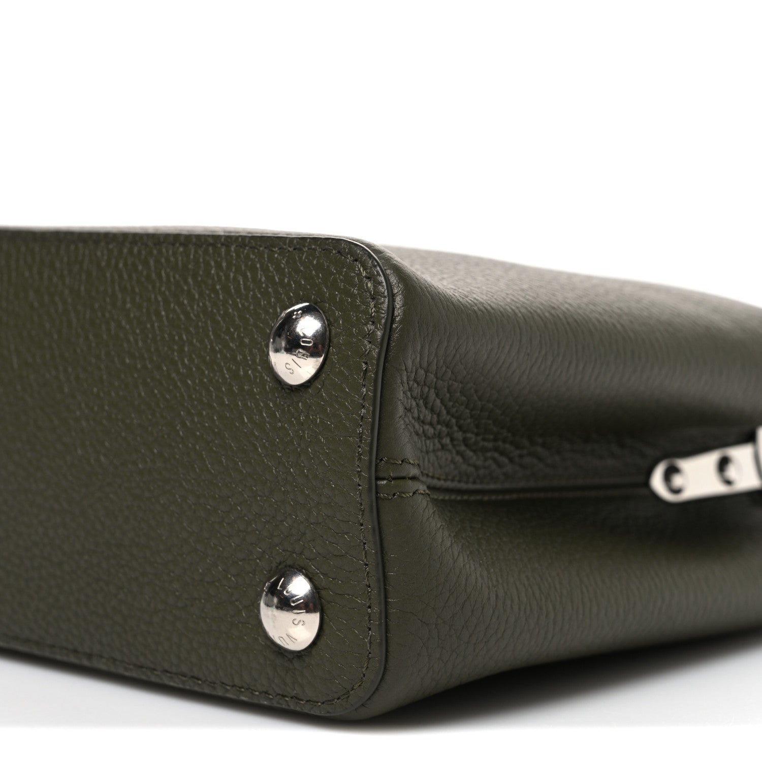 Louis Vuitton Taurillon Capucines BB Khaki 9 of 10