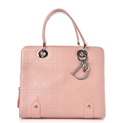 Christian Dior Calfskin Cannage Tote Rose Clair 1 of 15