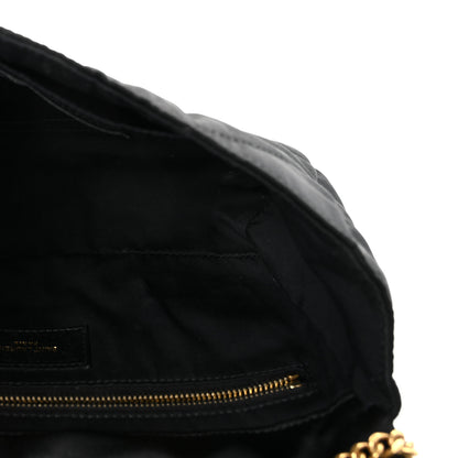 Saint Laurent Satin Patchwork Monogram Medium Jamie Black 5 of 9