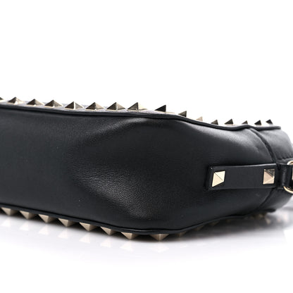 Valentino Garavani Calfskin Rockstud Camera Crossbody Bag Black 8 of 9