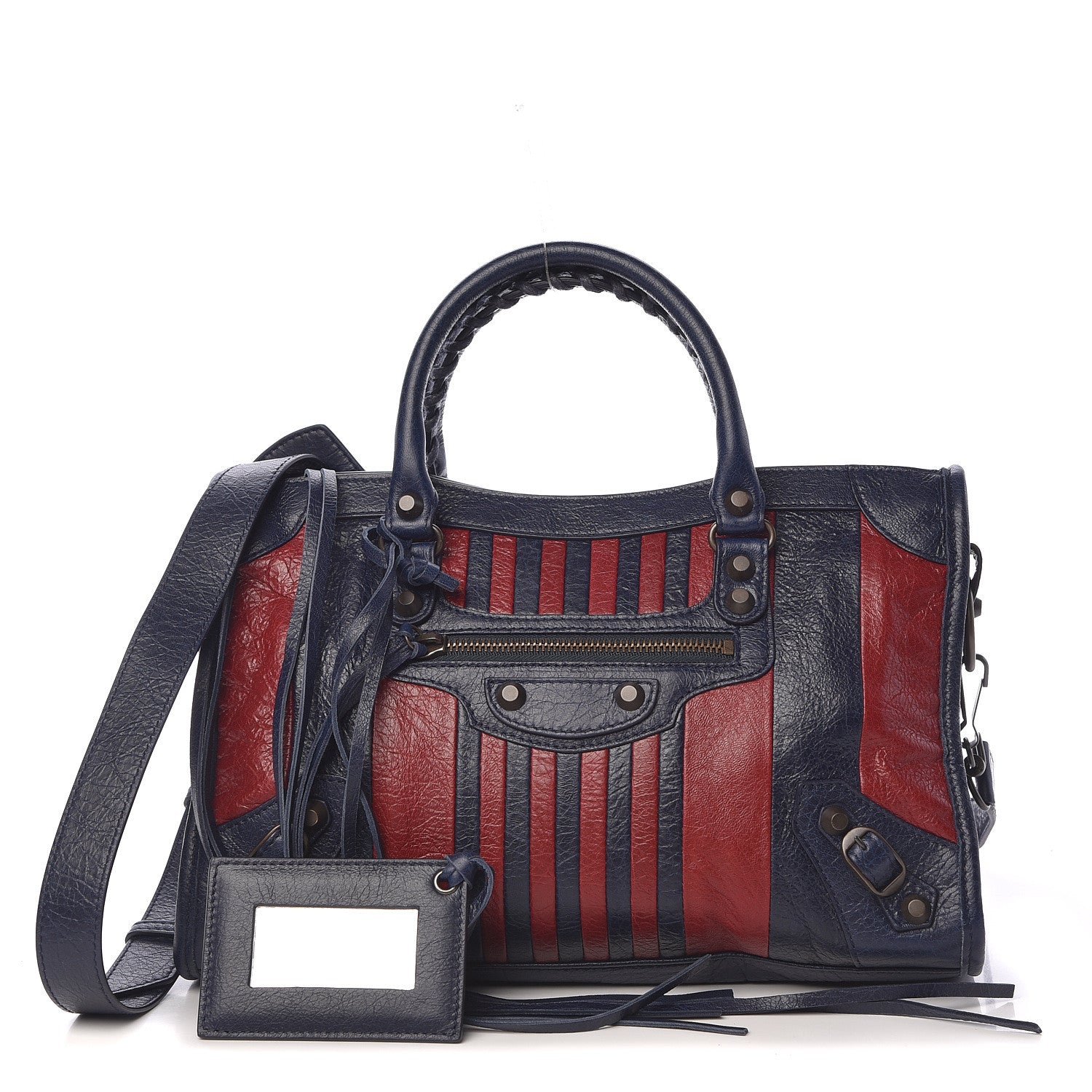 Balenciaga Veau Arena Multicolore Classic Hardware S City Bleu Nuit Rouge 1 of 10
