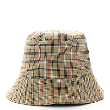 Burberry Technical Cotton Micro Check Bucket Hat M 3 of 8