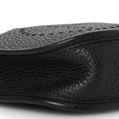 Hermes Taurillon Clemence Evelyne TPM Black 8 of 12