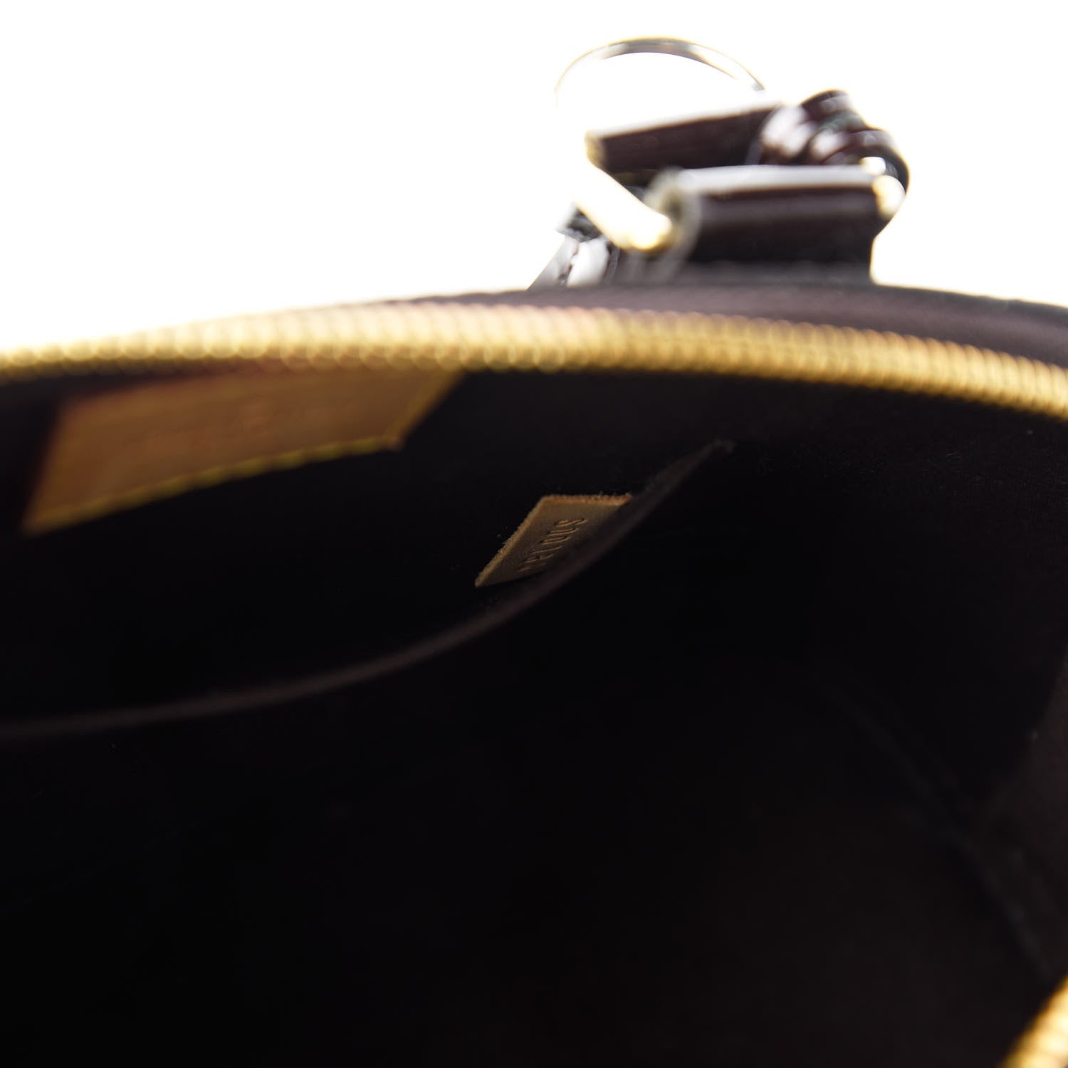 Louis Vuitton Vernis Alma BB Amarante 9 of 10