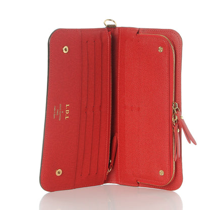 Louis Vuitton Damier Ebene Insolite Wallet Red 5 of 8