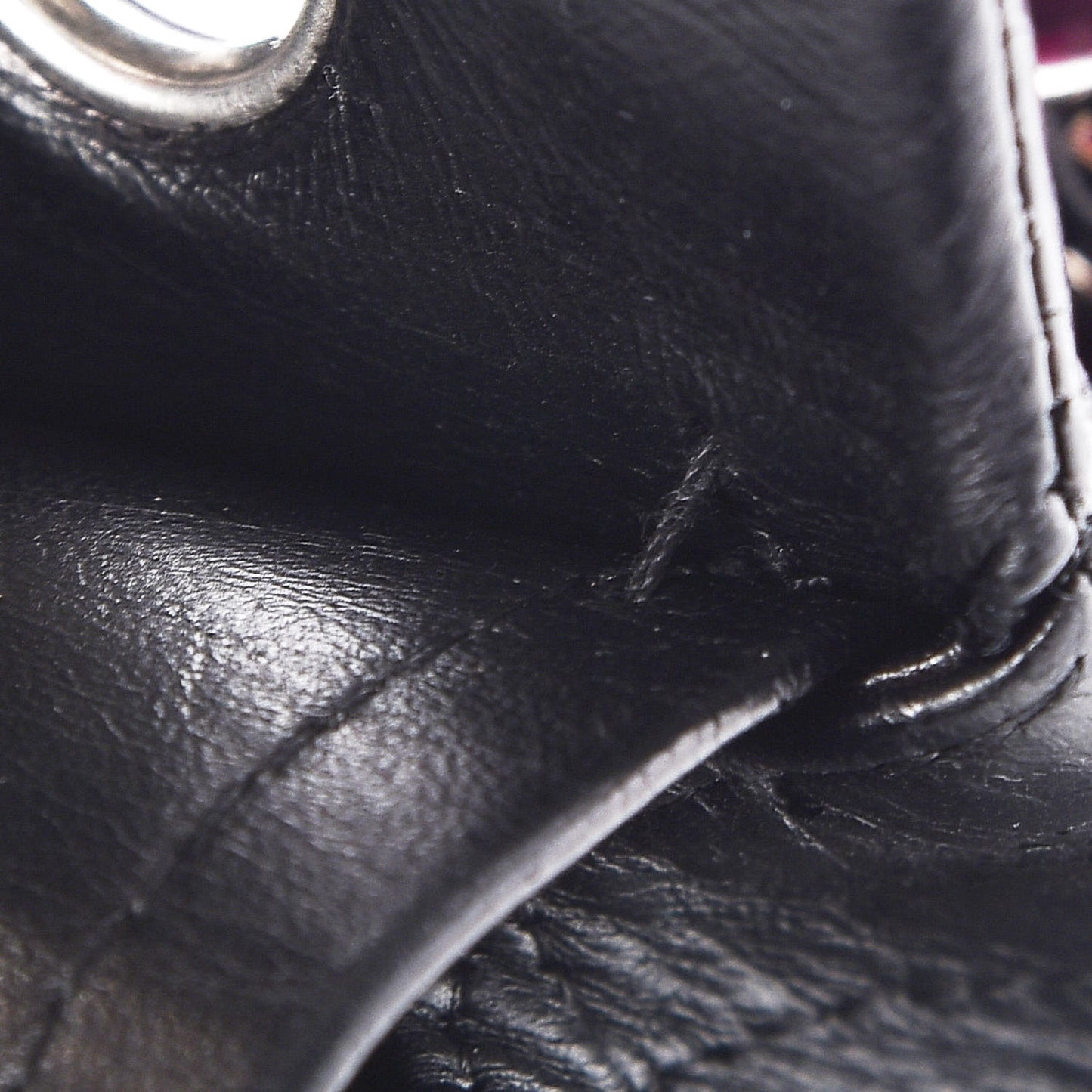 Lambskin Quilted Small Double Flap Black