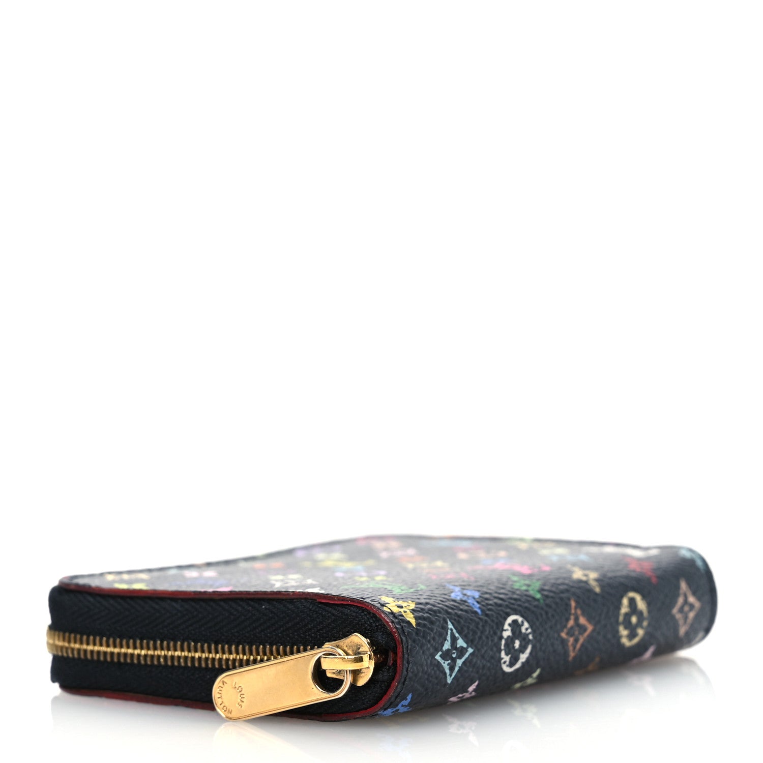 Louis Vuitton Monogram Multicolor Zippy Coin Purse Black Grenade 4 of 8