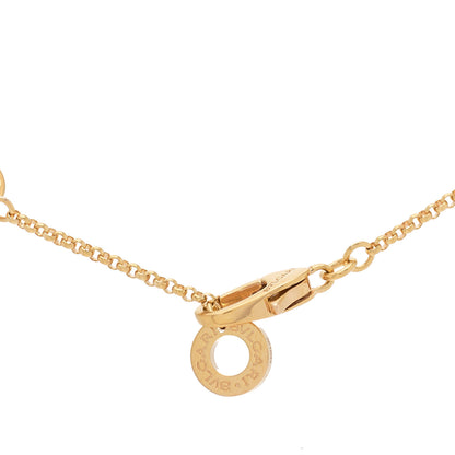 Bulgari 18K Rose Gold Diamond Small B.Zero1 Pave Pendant Necklace 4 of 6