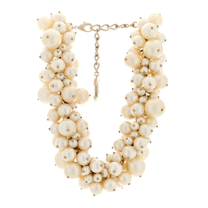 Chanel Pearl Choker Necklace Gold 2 of 4