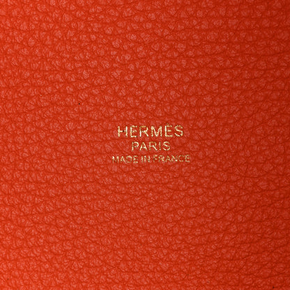 Hermes Taurillon Clemence Picotin Lock 18 PM Feu 6 of 11