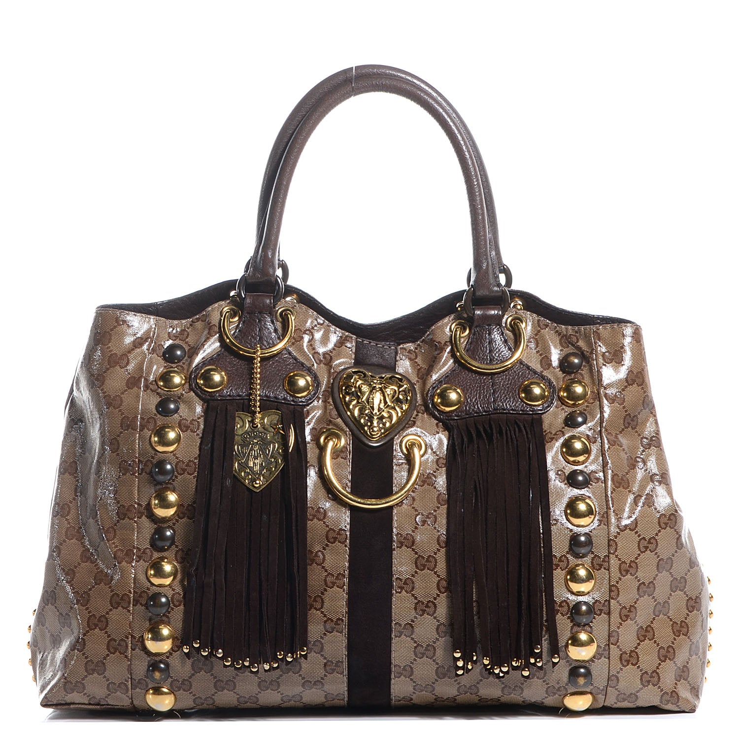 Gucci Crystal Monogram Medium Babouska Tote 1 of 7