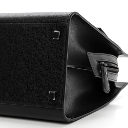 Saint Laurent Grain De Poudre Medium Uptown Tote Black 11 of 11