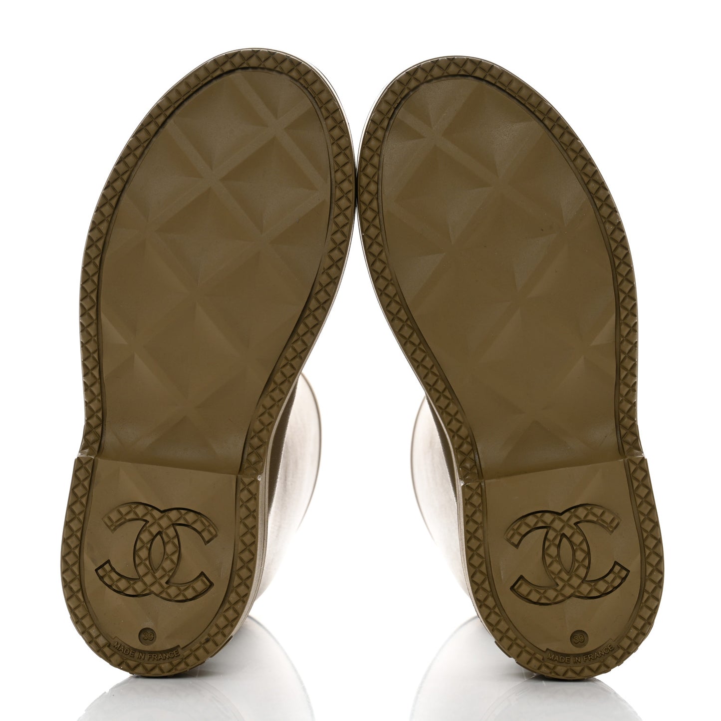 Caoutchouk CC High Boots 39 Dark Beige