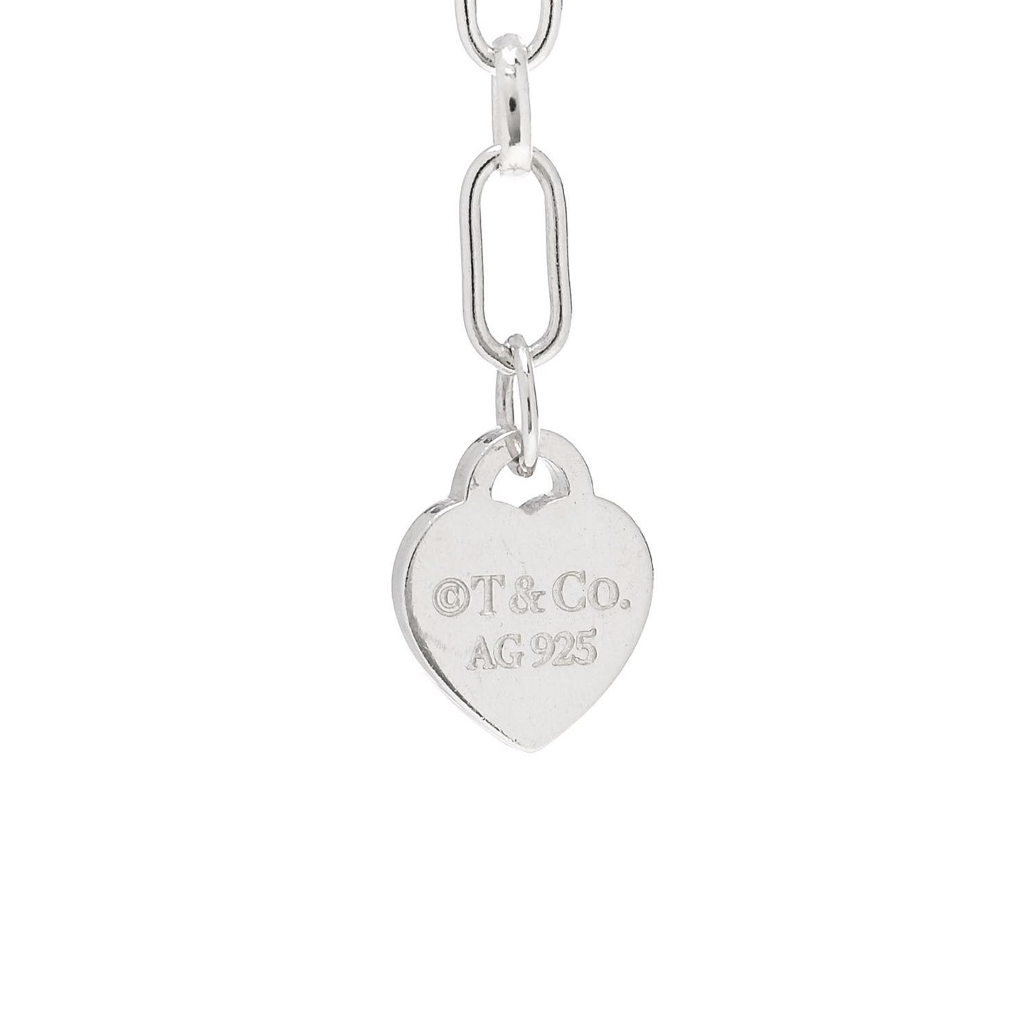 Sterling Silver Enamel Love Notes Logo Charm Bracelet Blue