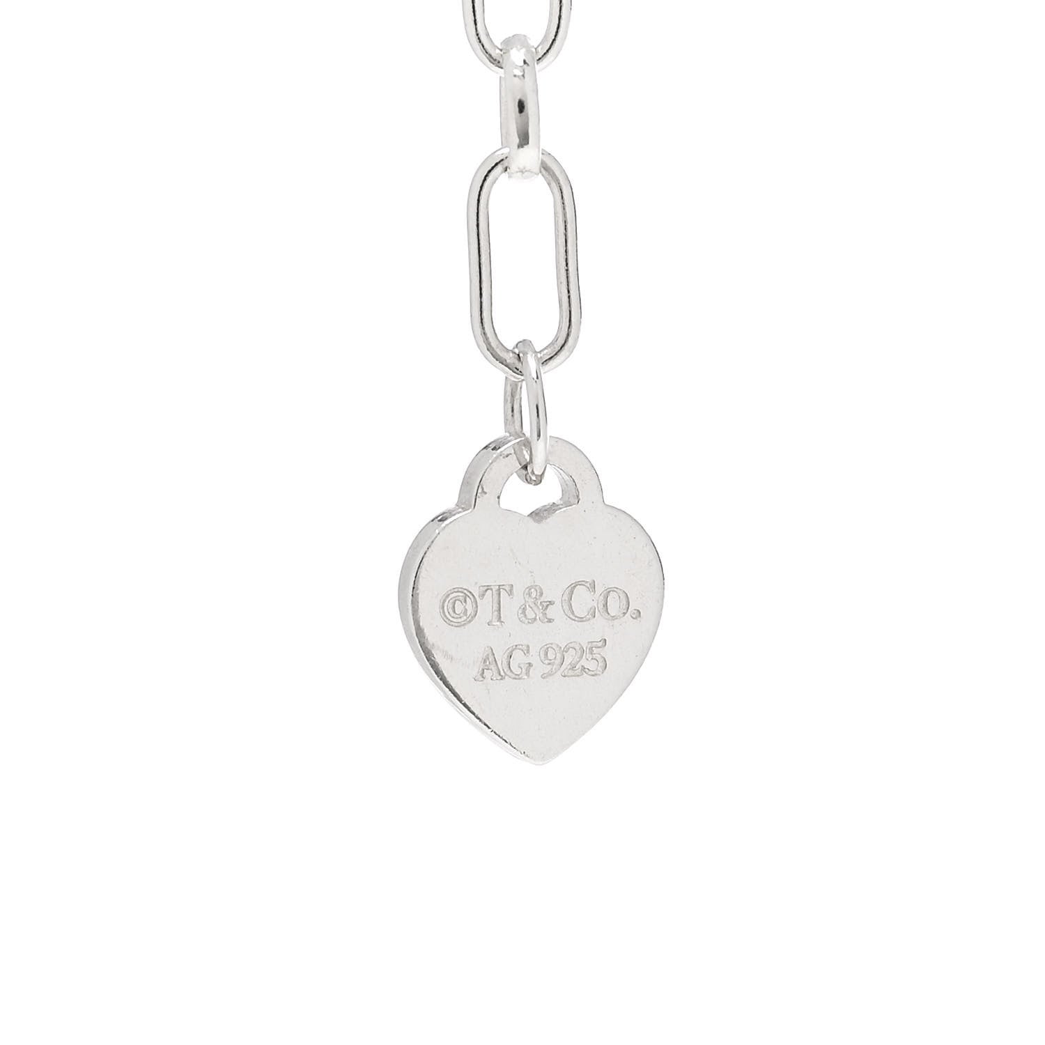 Tiffany Sterling Silver Enamel Love Notes Logo Charm Bracelet Blue 3 of 4