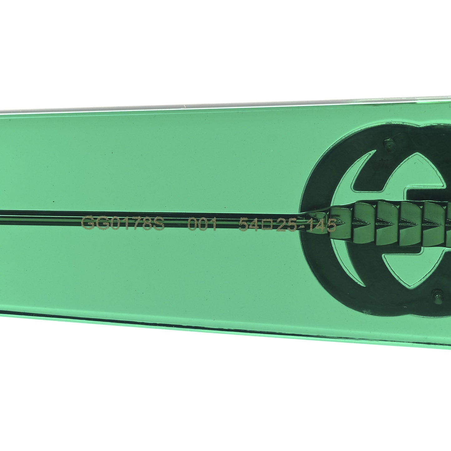 Square Web Frame GG0178S Sunglasses Green Red