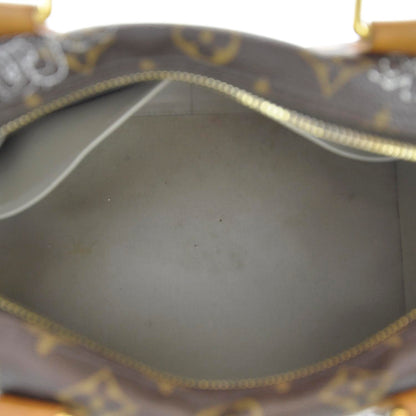 Louis Vuitton Monogram Dentelle Speedy 30 Silver 7 of 9