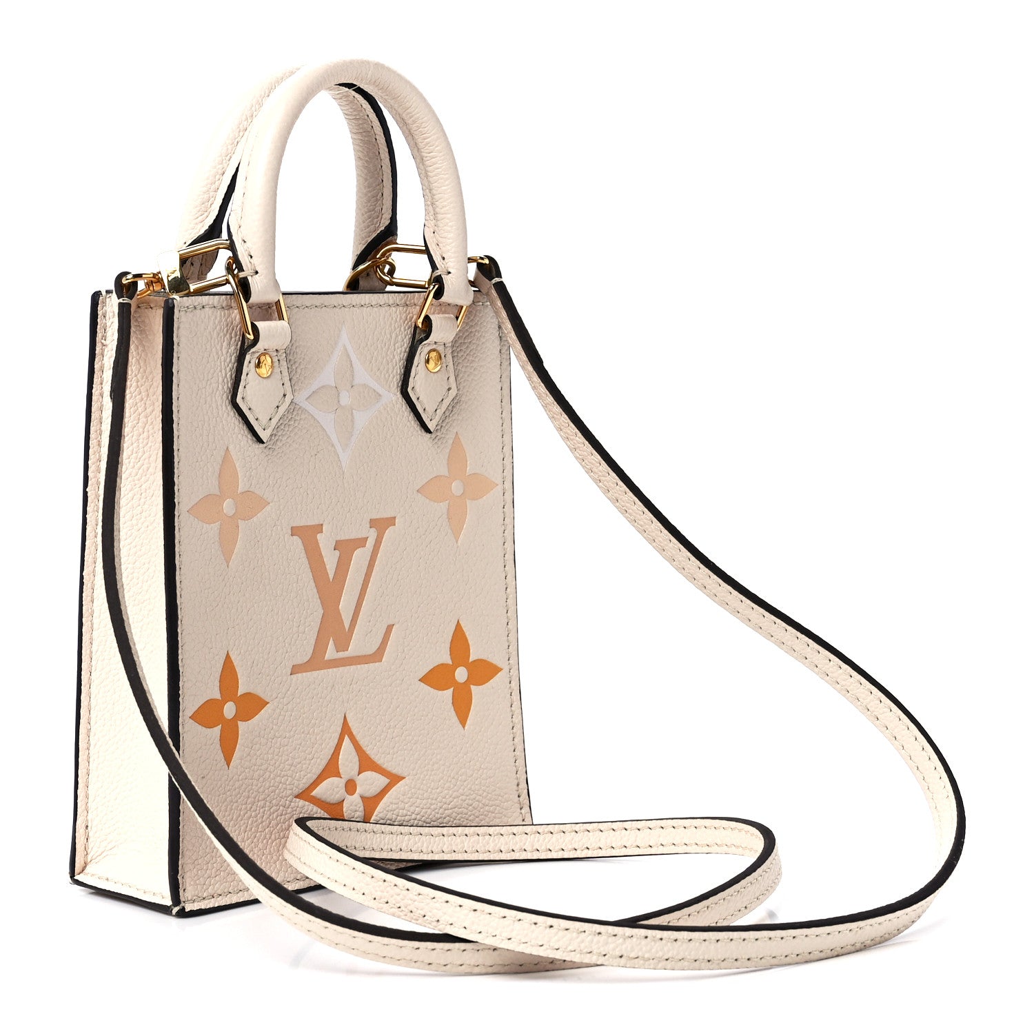 Louis Vuitton Empreinte Monogram Giant By The Pool Petit Sac Plat Cream Saffron 3 of 11