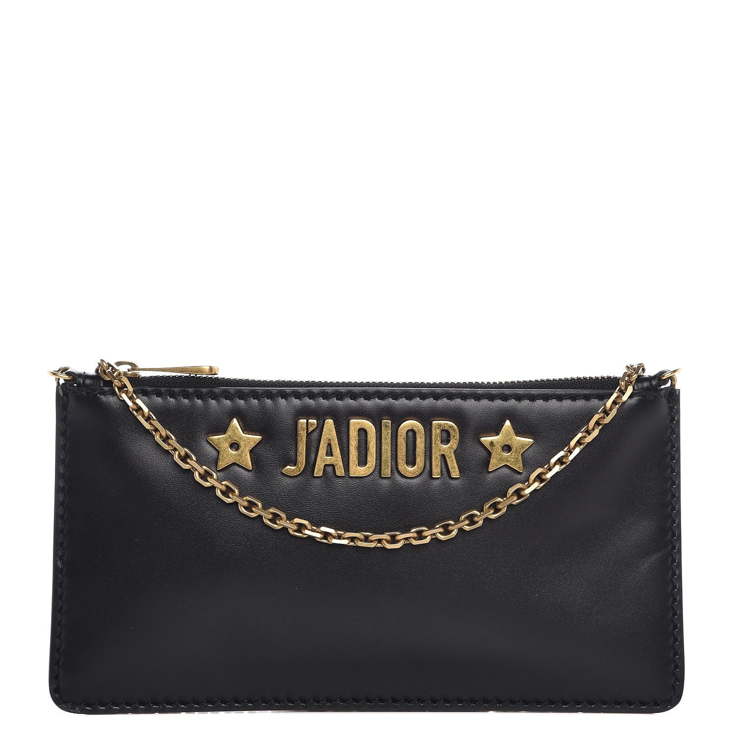 Christian Dior Calfskin J'adior Croisiere Chain Pouch Black 1 of 7