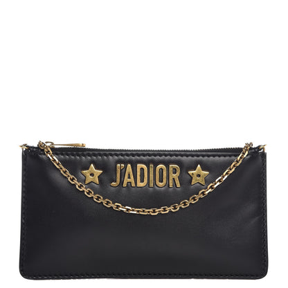 Christian Dior Calfskin J'adior Croisiere Chain Pouch Black 1 of 7