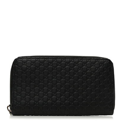 Gucci Microguccissima Zip Around Wallet Black 1 of 10