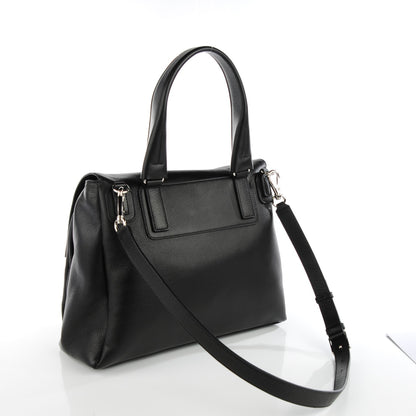 Givenchy Waxy Grained Calfskin Medium Pandora Pure Flap Bag Black 3 of 7