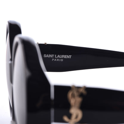 Saint Laurent Round SL M1 Sunglasses Black 5 of 7