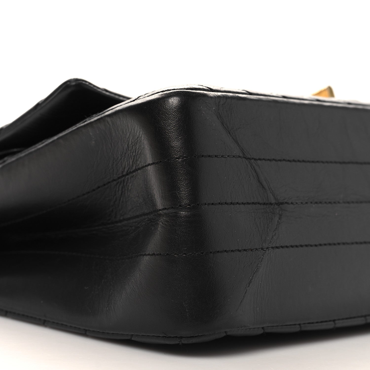 Chanel Aged Calfskin Chevron Quilted 2.55 Reissue 226 Flap Black 9 of 11