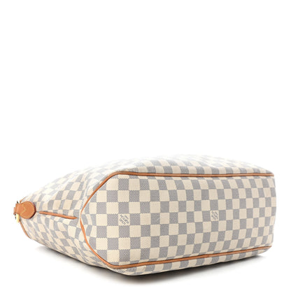 Louis Vuitton Damier Azur Delightful MM Rose Ballerine 3 of 4