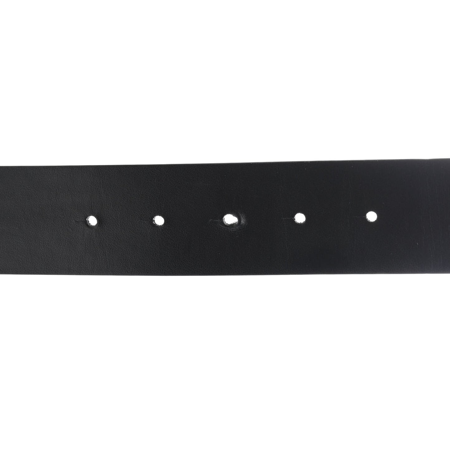 Glossy Calfskin Monochrome VLogo Belt 90 36 Black