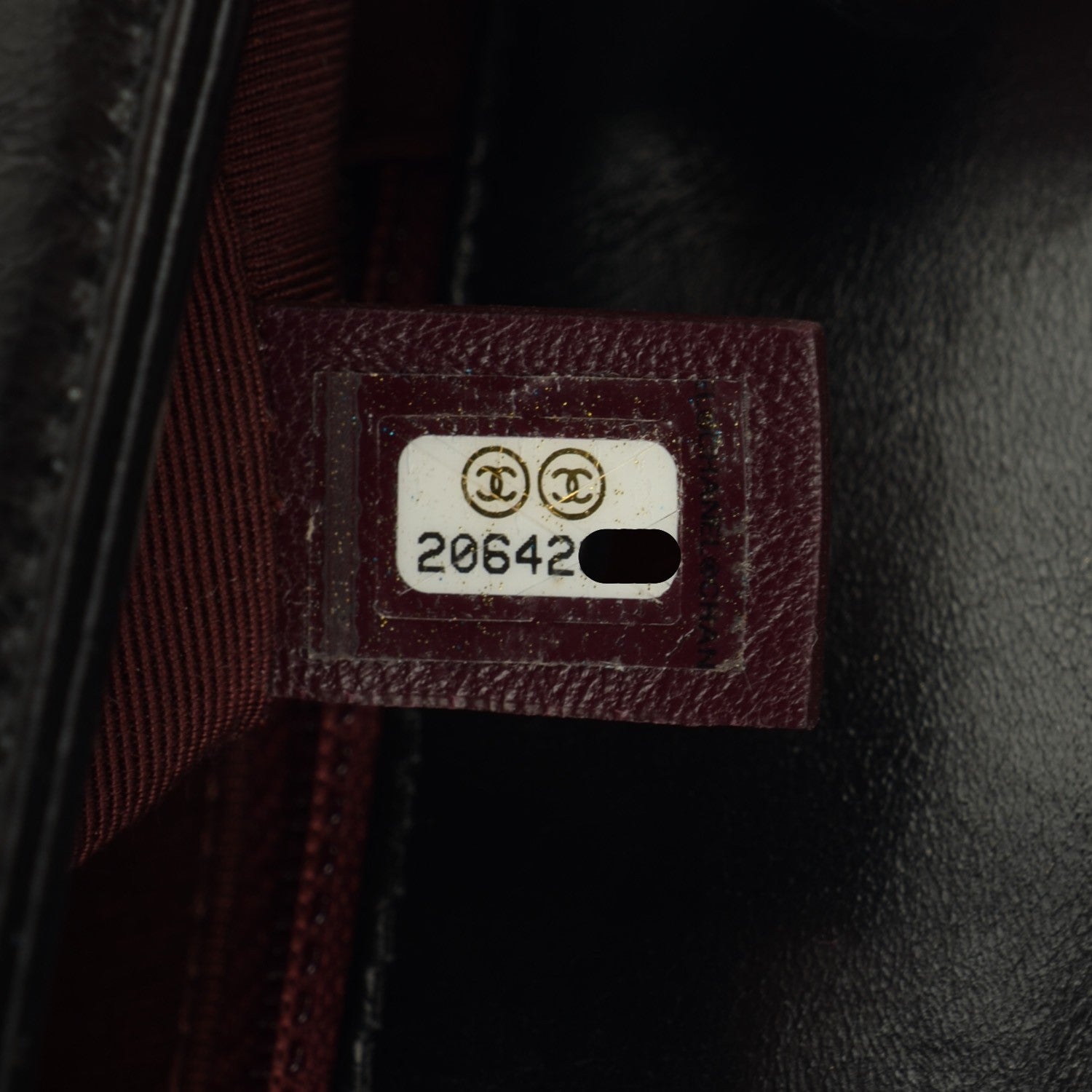 Chanel Glazed Calfskin Quilted Small Coco Boy Flap Black 14 of 16