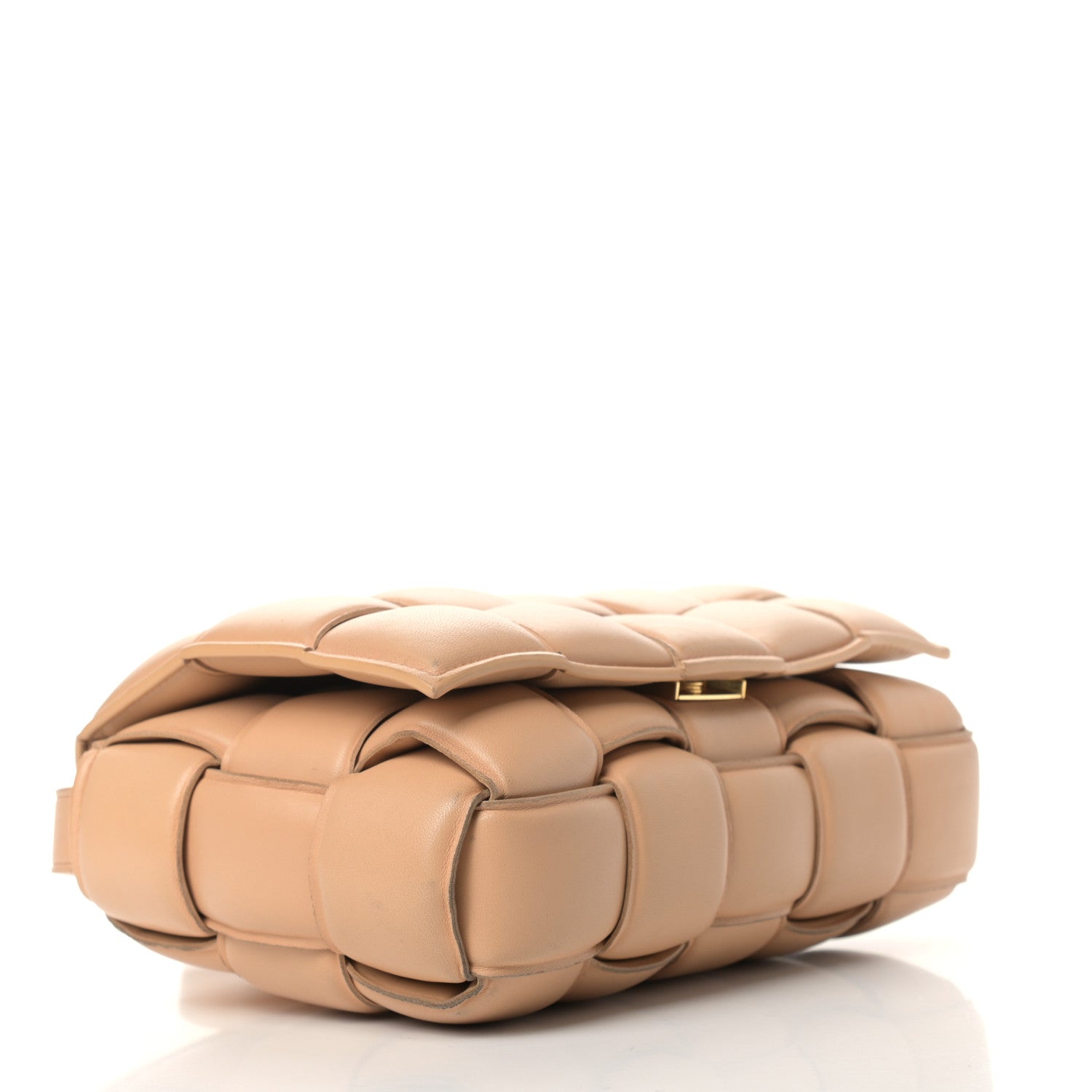 Bottega Veneta Nappa Maxi Intreccio Padded Cassette Crossbody Bag Almond 4 of 18