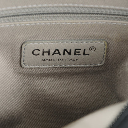 Chanel Iridescent Calfskin Quilted Country Chic Hobo Black 6 of 7