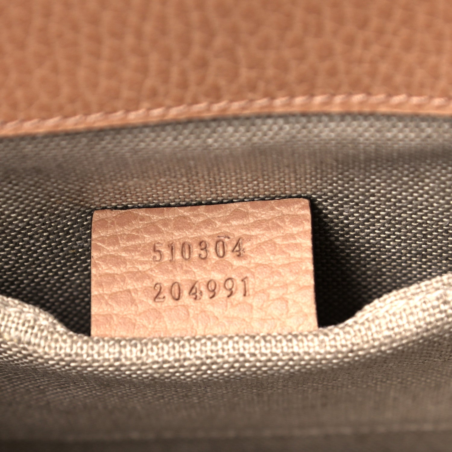 Gucci Dollar Calfskin Small Interlocking G Shoulder Bag Camelia 7 of 9