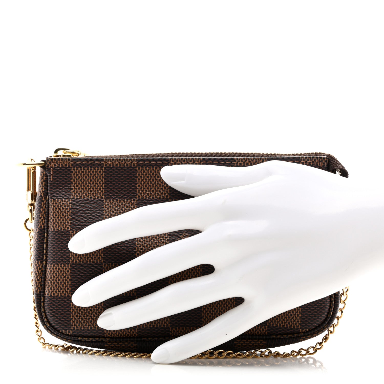 Louis Vuitton Damier Ebene Mini Pochette Accessories 2 of 7