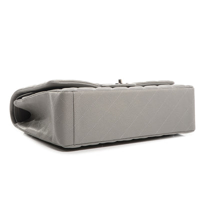 Chanel Caviar Maxi Double Flap Light Grey 4 of 9